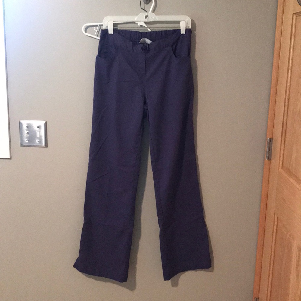 Purple scrub pants